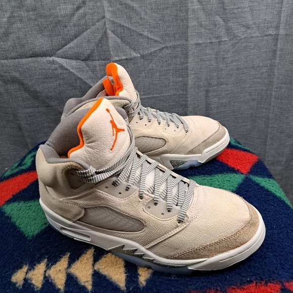 Nike Air Jordan 5 Retro SE AJ5 Craft Light Orewood Brown Men Size 10 Sneakers - Picture 2 of 16